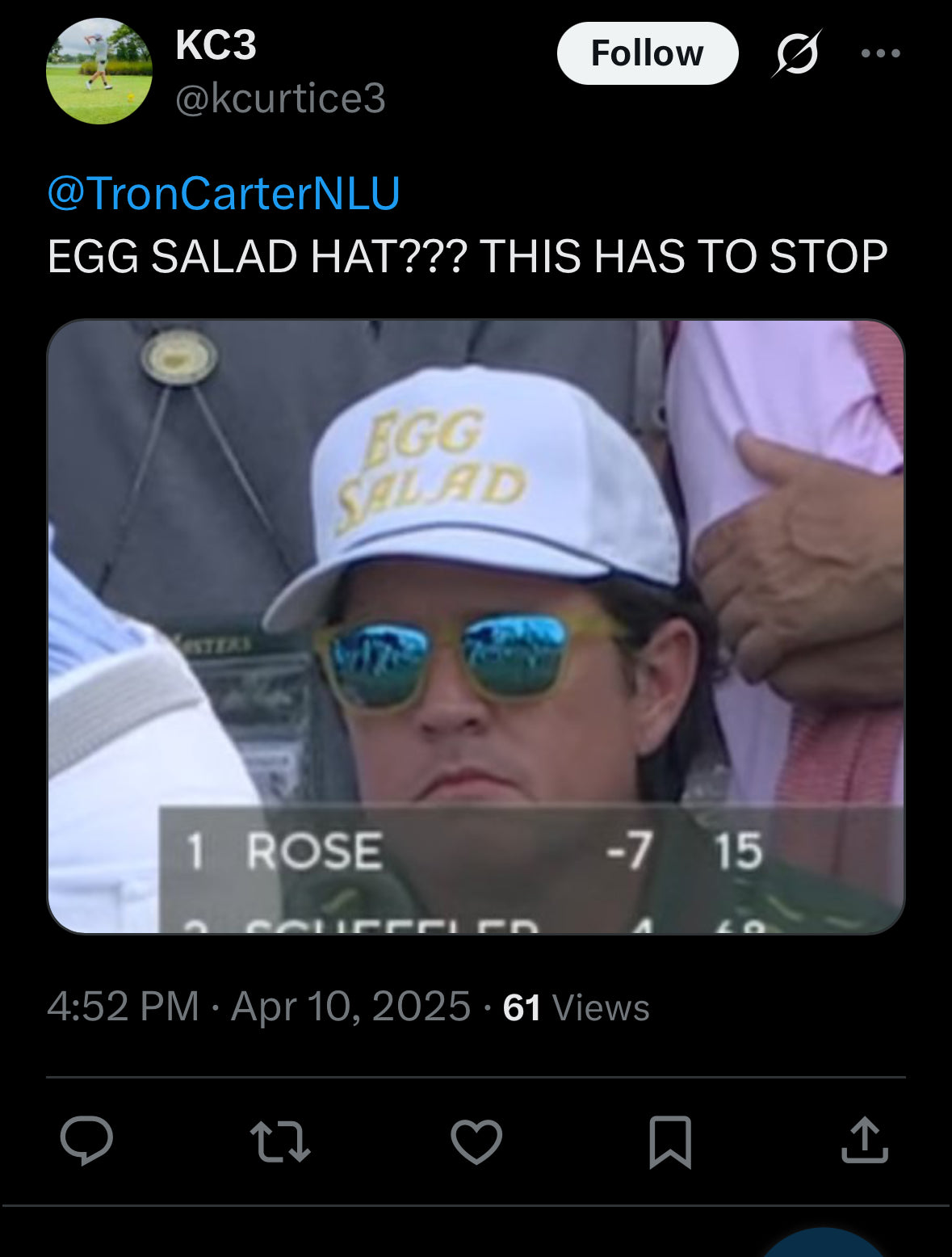 Original Egg Salad hat